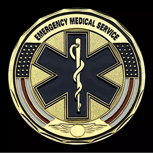 EMS Commemorative Coin First Emergency Medical Service Responders Collectible - Picture 2 of 6